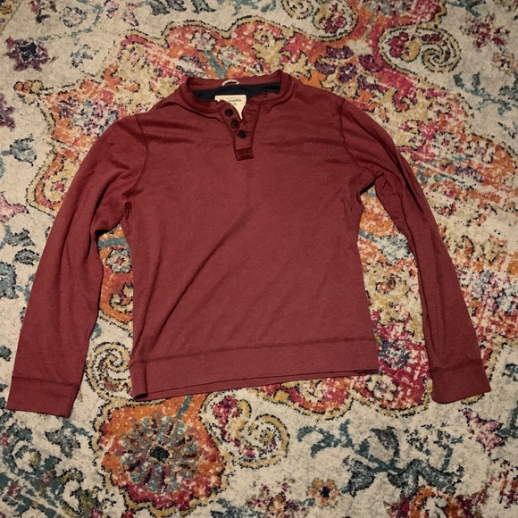 Abercrombie and Fitch Mens henley - Picture 1 of 4